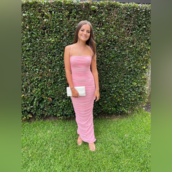 HOUSE OF CB FORNARINA DRESS PINK - Picture 5 of 10